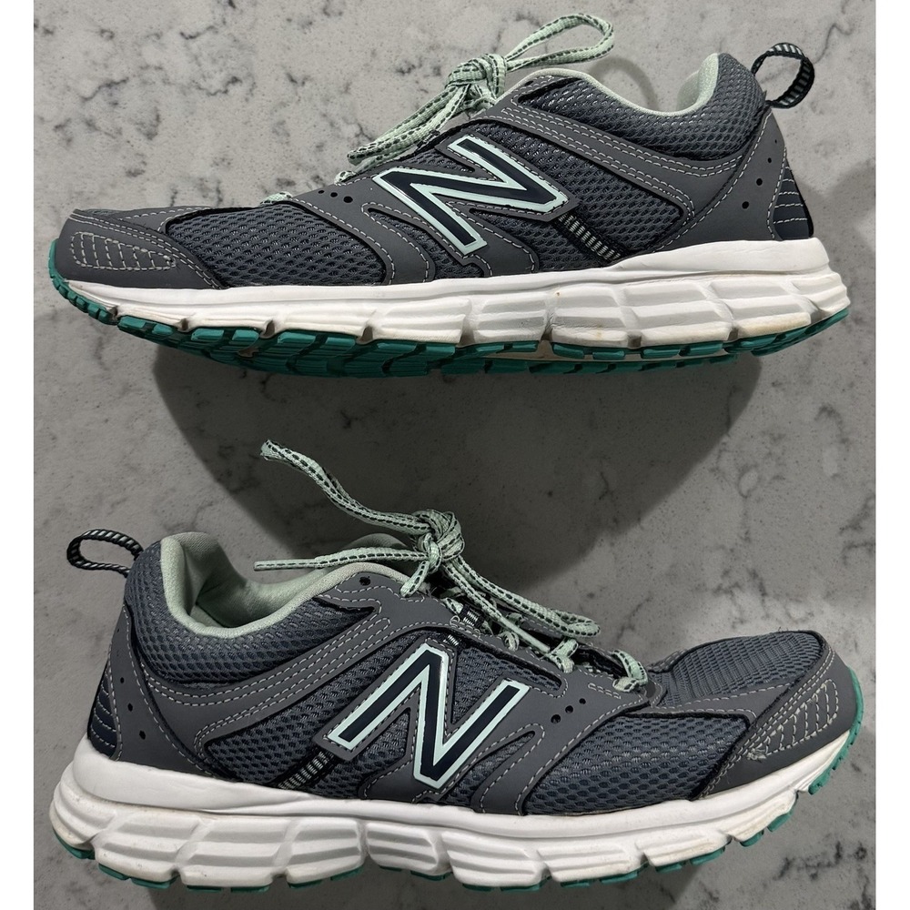 New Balance 430 v1 Running Shoes Womens 8.5 Gray Green Athletic Sneakers W430LG1